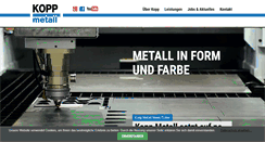 Desktop Screenshot of kopp-metall.de